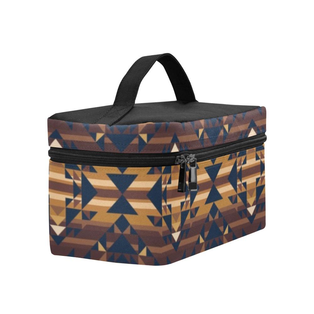 Marron Cloud Cosmetic Bag/Large (Model 1658) bag e-joyer