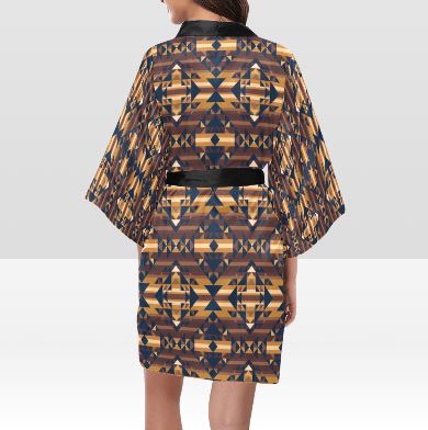 Marron Cloud Kimono Robe Artsadd