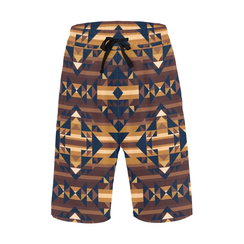 Marron Cloud Men's All Over Print Casual Shorts (Model L23) short e-joyer