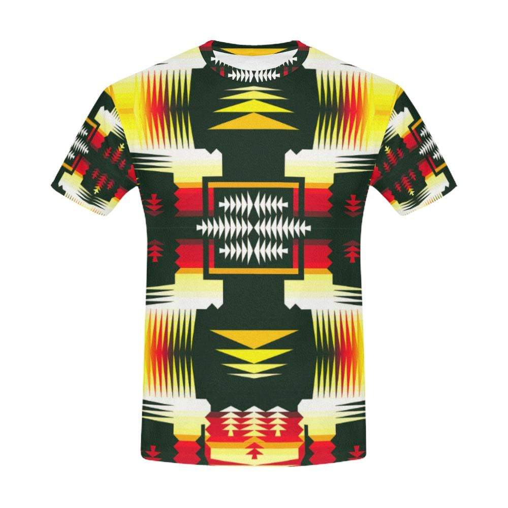 Medicine Wheel Sage All Over Print T-Shirt for Men (USA Size) (Model T40) All Over Print T-Shirt for Men e-joyer