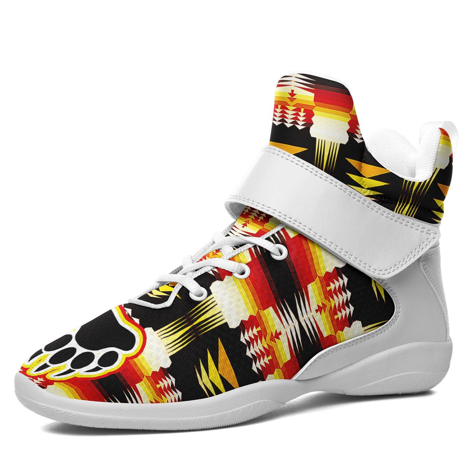 Medicine Wheel Sage Bearpaw Ipottaa Basketball / Sport High Top Shoes 49 Dzine US Women 4.5 / US Youth 3.5 / EUR 35 White Sole with White Strap