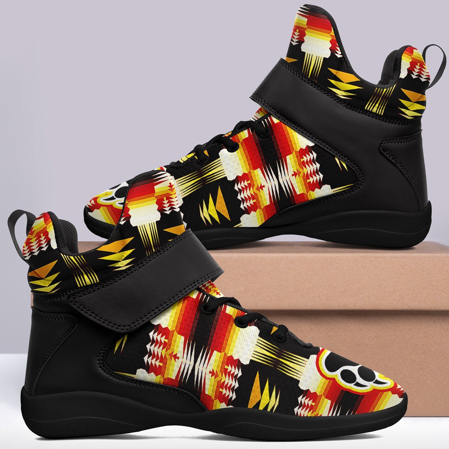 Medicine Wheel Sage Bearpaw Ipottaa Basketball / Sport High Top Shoes - Black Sole 49 Dzine