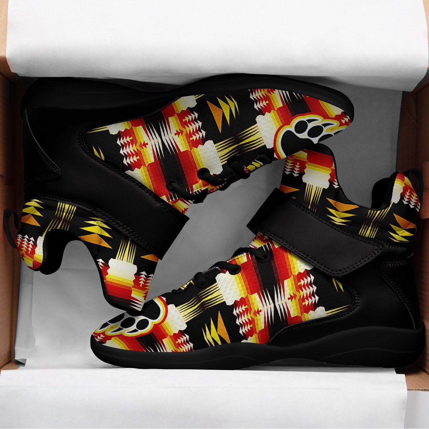 Medicine Wheel Sage Bearpaw Ipottaa Basketball / Sport High Top Shoes - Black Sole 49 Dzine