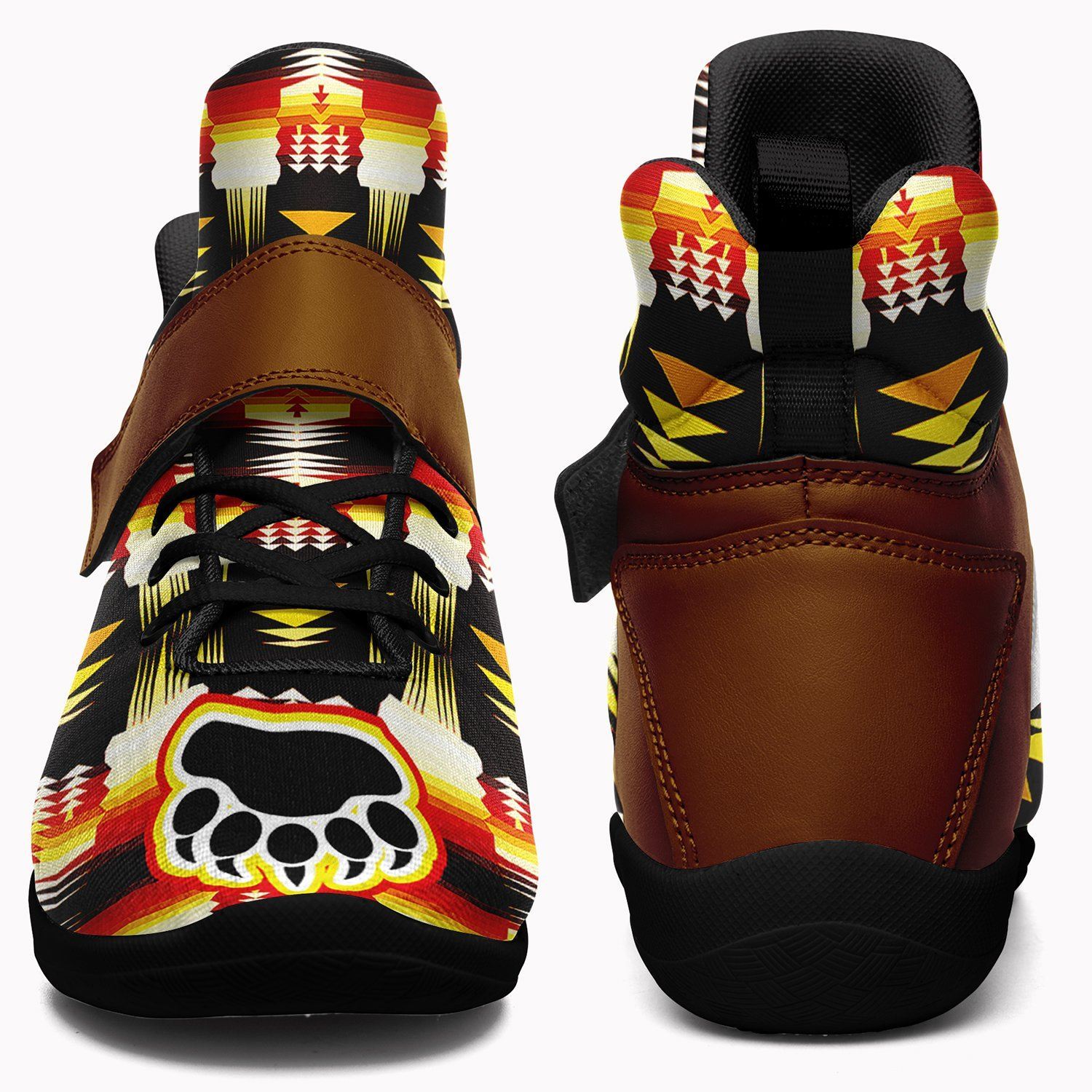 Medicine Wheel Sage Bearpaw Ipottaa Basketball / Sport High Top Shoes - Black Sole 49 Dzine