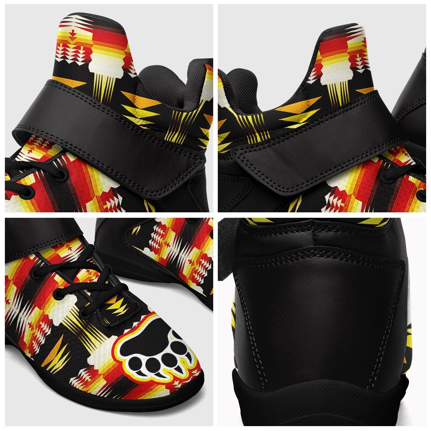 Medicine Wheel Sage Bearpaw Ipottaa Basketball / Sport High Top Shoes - Black Sole 49 Dzine