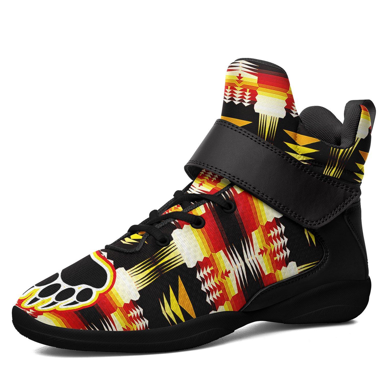 Medicine Wheel Sage Bearpaw Ipottaa Basketball / Sport High Top Shoes - Black Sole 49 Dzine US Men 7 / EUR 40 Black Sole with Black Strap