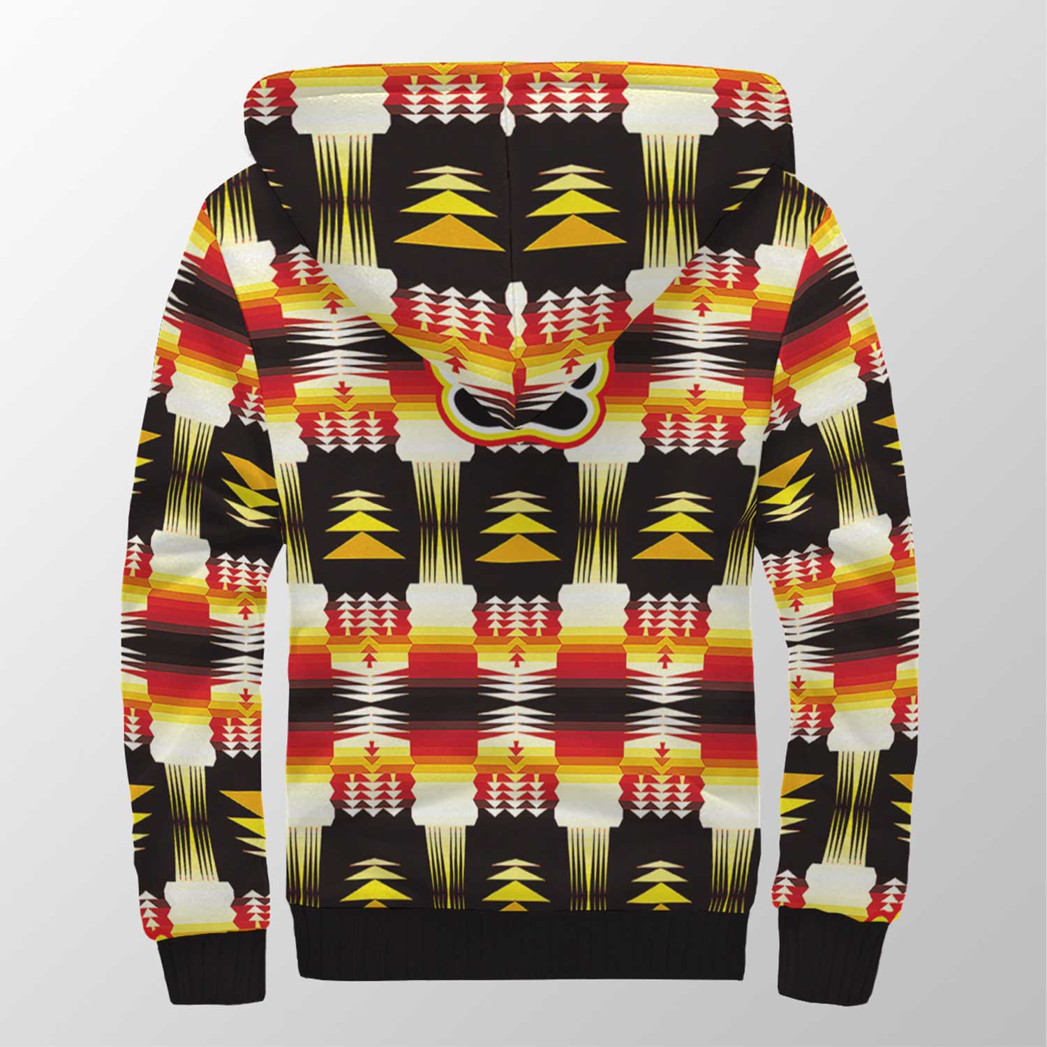 Medicine Wheel Sage Bearpaw Sherpa Hoodie 49 Dzine