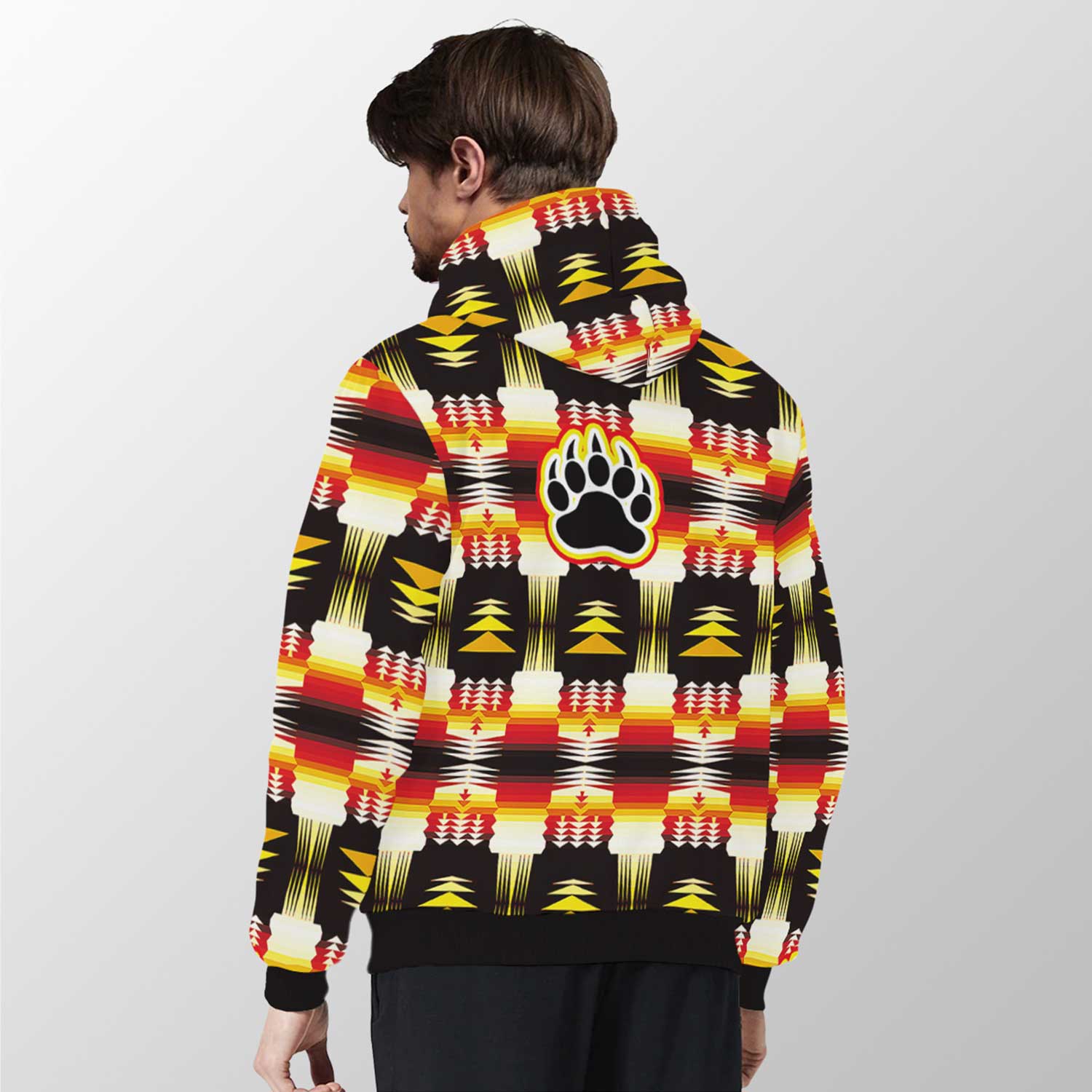 Medicine Wheel Sage Bearpaw Sherpa Hoodie 49 Dzine