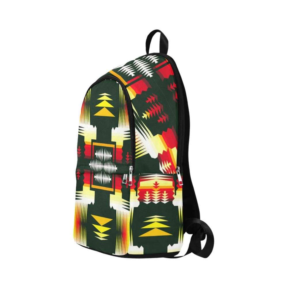 Medicine Wheel Sage Fabric Backpack for Adult (Model 1659) Casual Backpack for Adult (1659) e-joyer