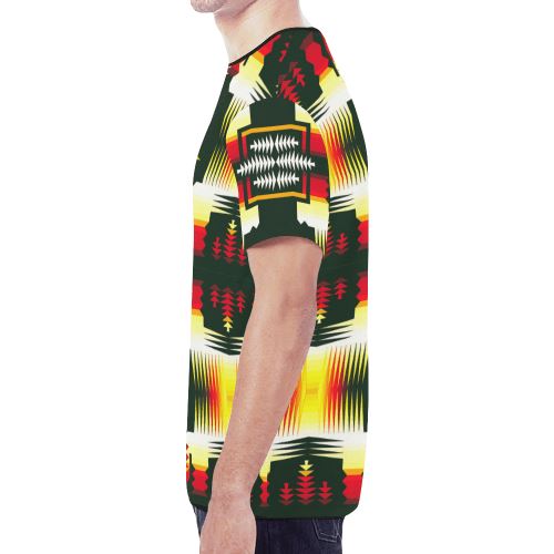Medicine Wheel Sage II New All Over Print T-shirt for Men/Large Size (Model T45) New All Over Print T-shirt for Men/Large (T45) e-joyer