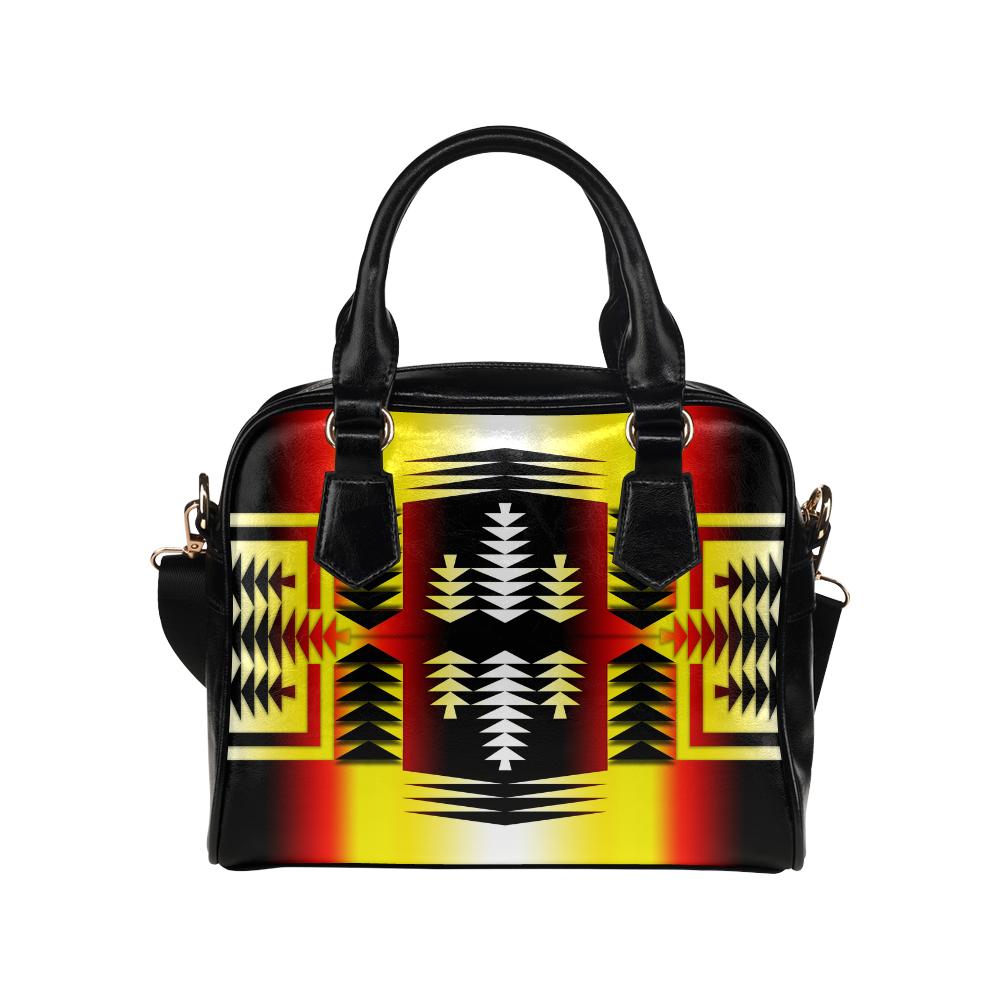 Medicine Wheel Strips Basketball Shoulder Handbag (Model 1634) Shoulder Handbags (1634) e-joyer