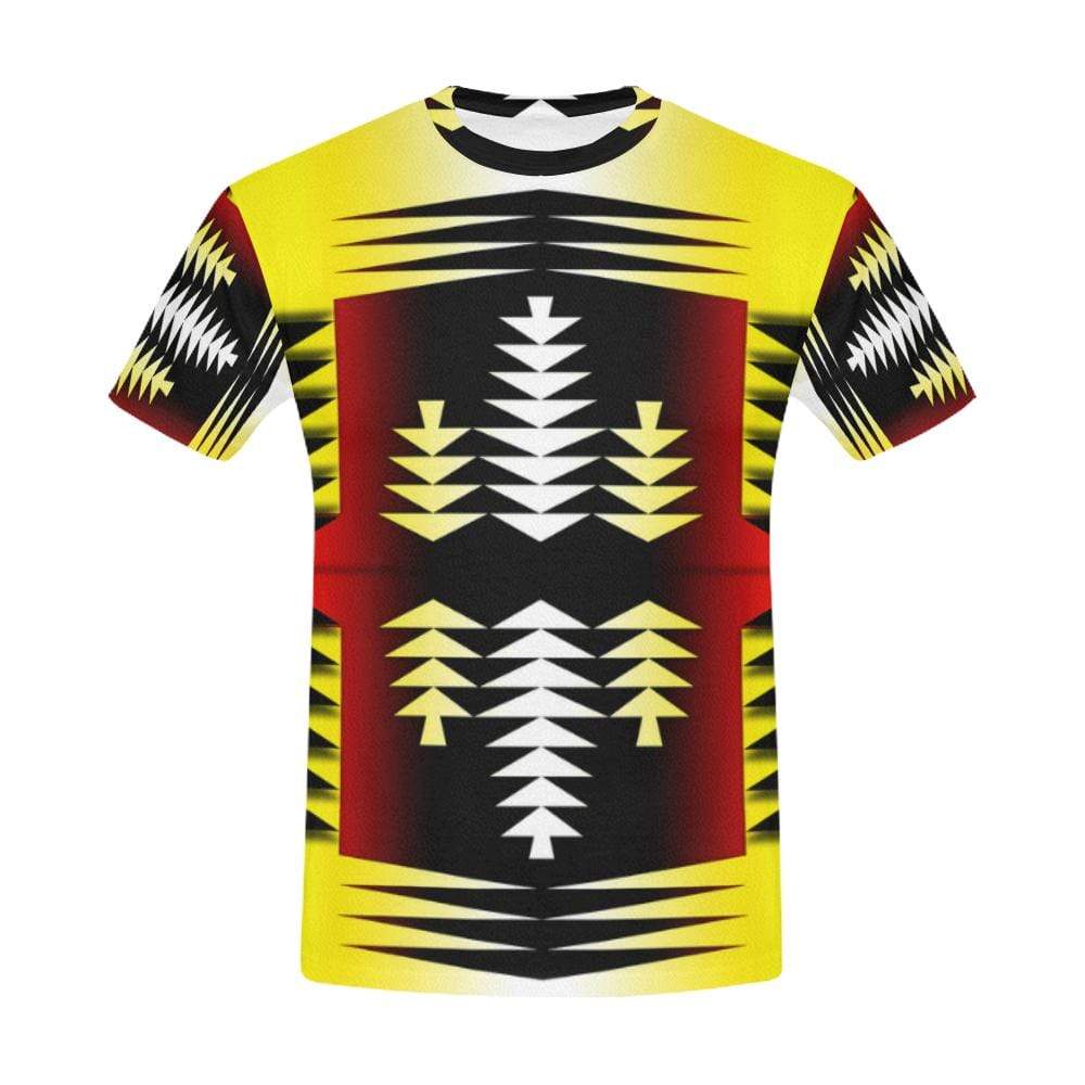 Medicine Wheel Tribal Sage All Over Print T-Shirt for Men (USA Size) (Model T40) All Over Print T-Shirt for Men e-joyer