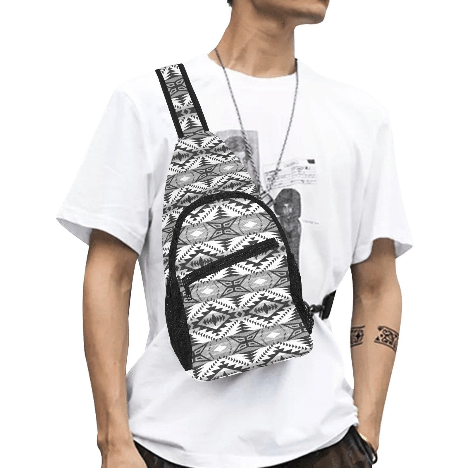 Mesa War Party All Over Print Chest Bag (Model 1719) All Over Print Chest Bag (1719) e-joyer