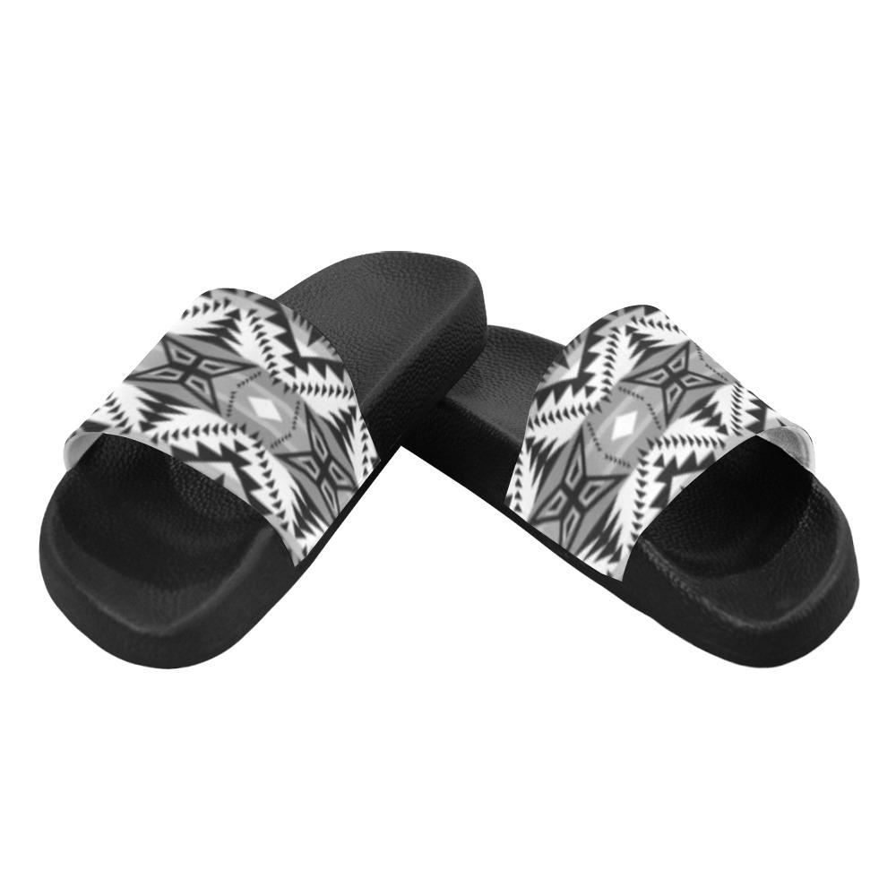 Mesa War Party Men's Slide Sandals (Model 057) Men's Slide Sandals (057) e-joyer