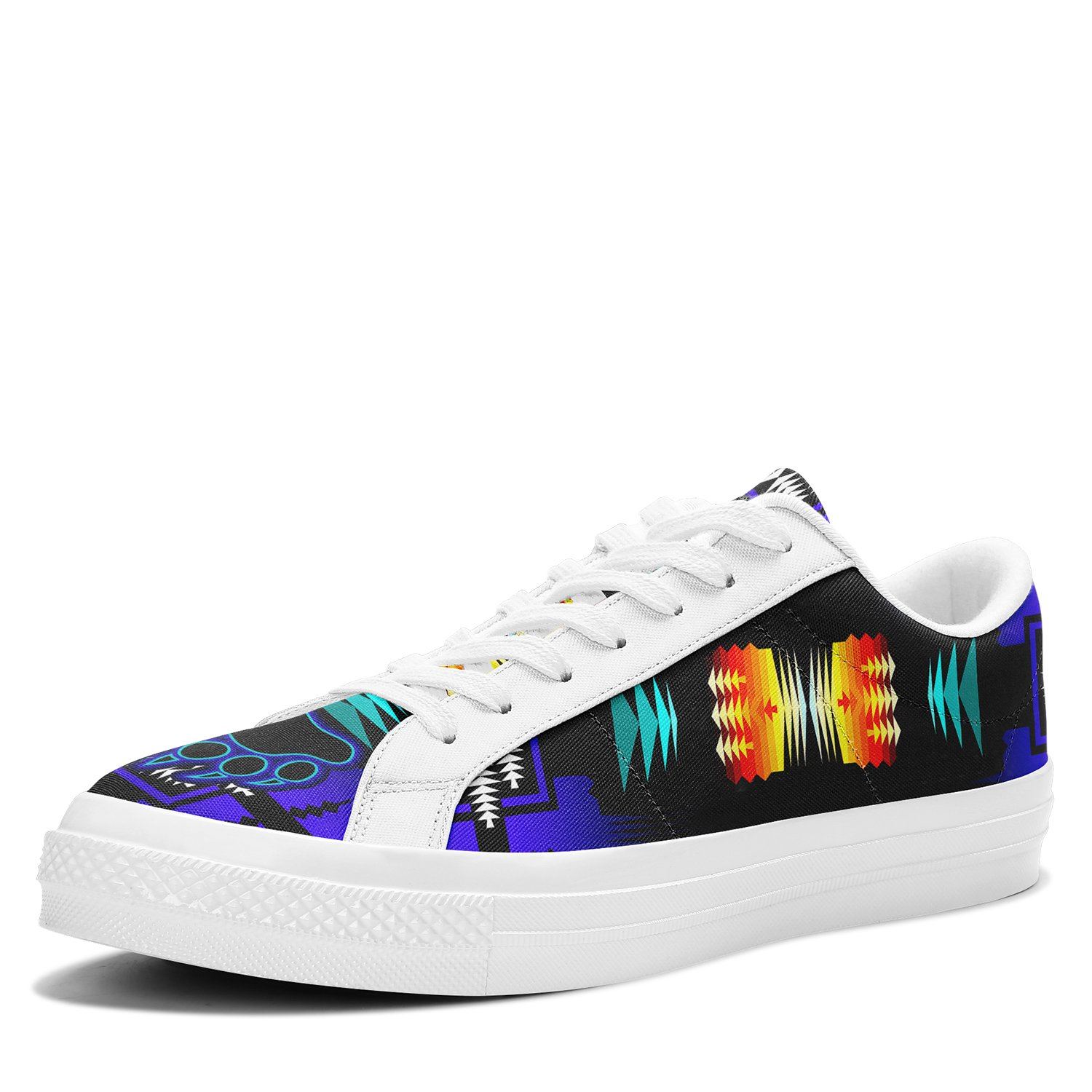 Midnight Sage Fire with Bearpaw Aapisi Low Top Canvas Shoes White Sole 49 Dzine