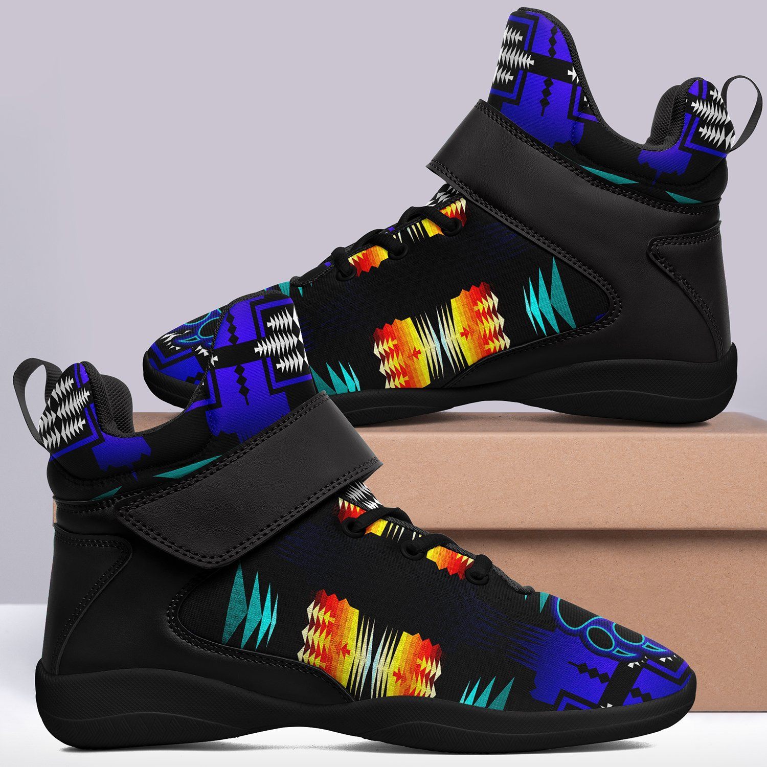 Midnight Sage Fire with Bearpaw Ipottaa Basketball / Sport High Top Shoes - Black Sole 49 Dzine