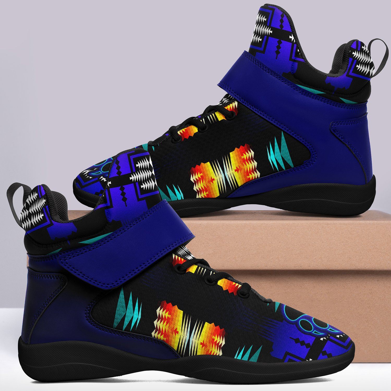 Midnight Sage Fire with Bearpaw Ipottaa Basketball / Sport High Top Shoes - Black Sole 49 Dzine