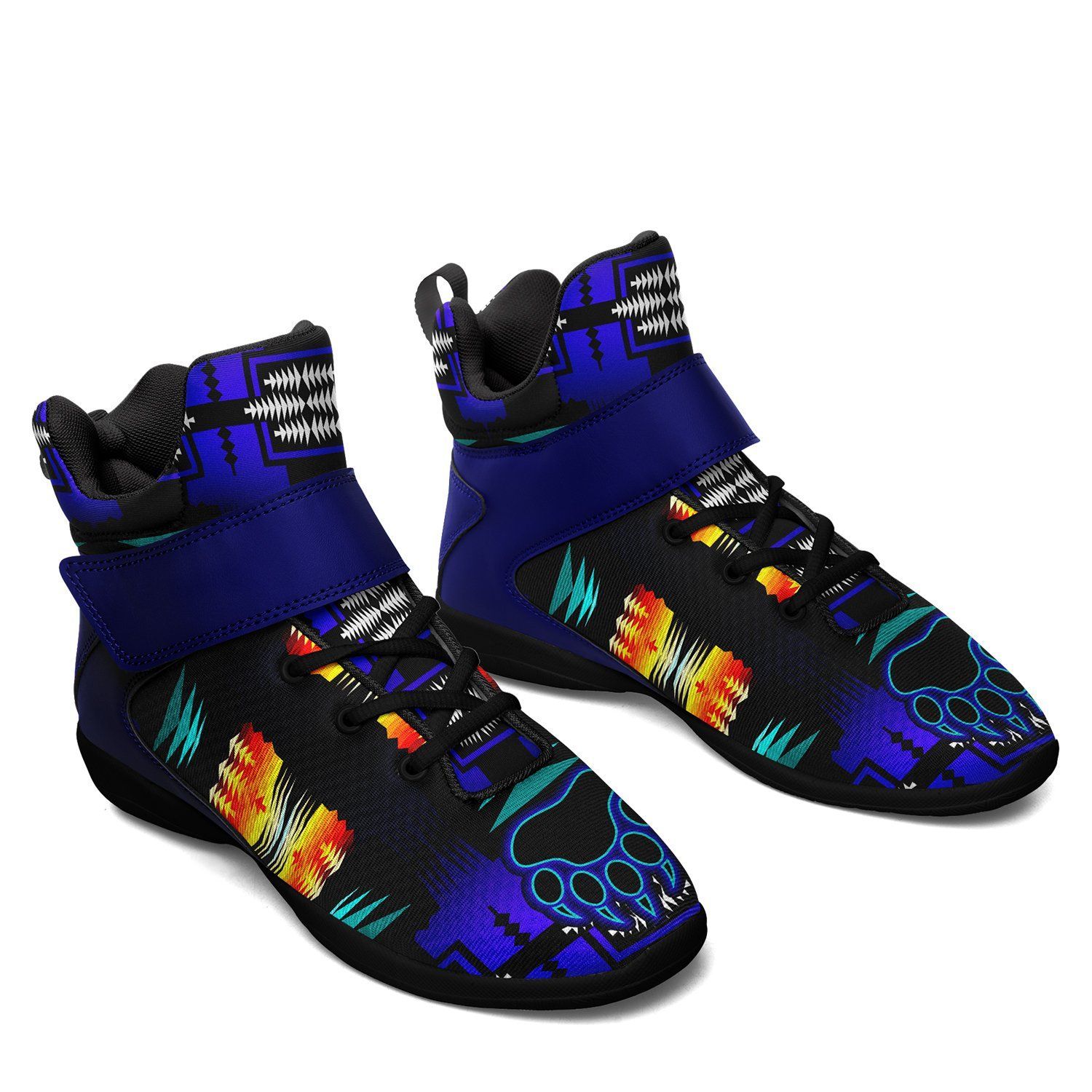 Midnight Sage Fire with Bearpaw Kid's Ipottaa Basketball / Sport High Top Shoes 49 Dzine