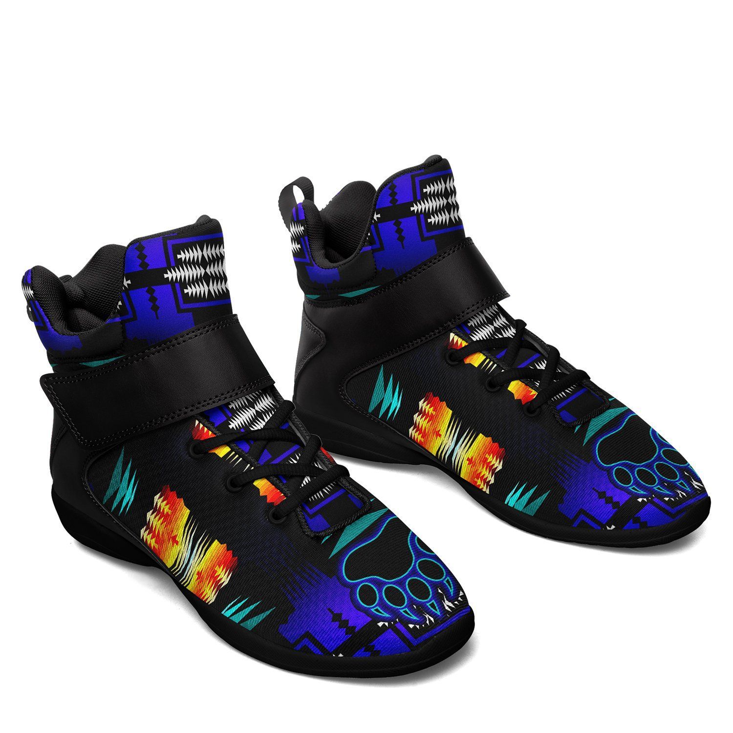 Midnight Sage Fire with Bearpaw Kid's Ipottaa Basketball / Sport High Top Shoes 49 Dzine