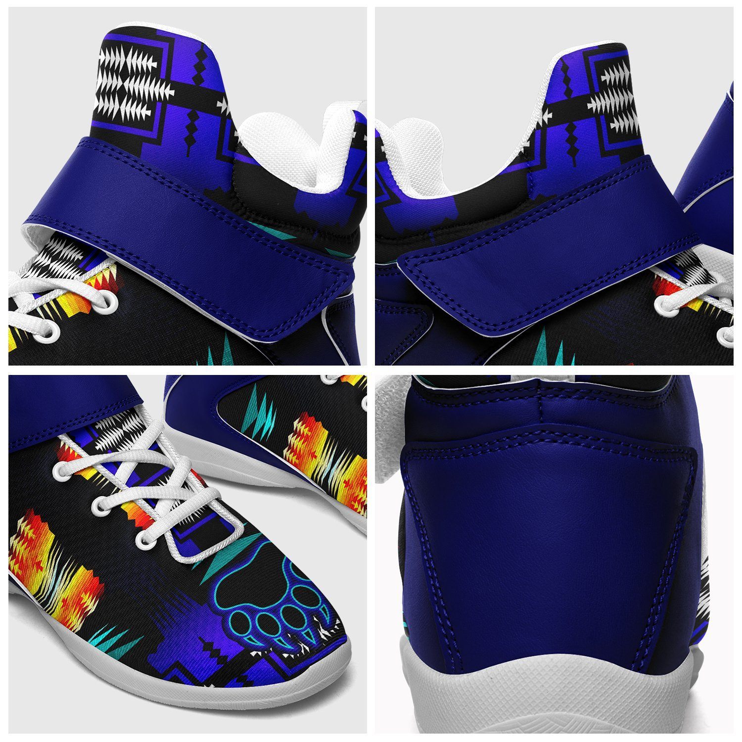Midnight Sage Fire with Bearpaw Kid's Ipottaa Basketball / Sport High Top Shoes 49 Dzine