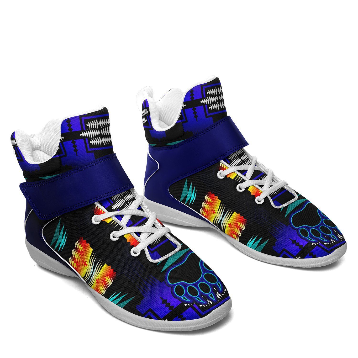 Midnight Sage Fire with Bearpaw Kid's Ipottaa Basketball / Sport High Top Shoes 49 Dzine