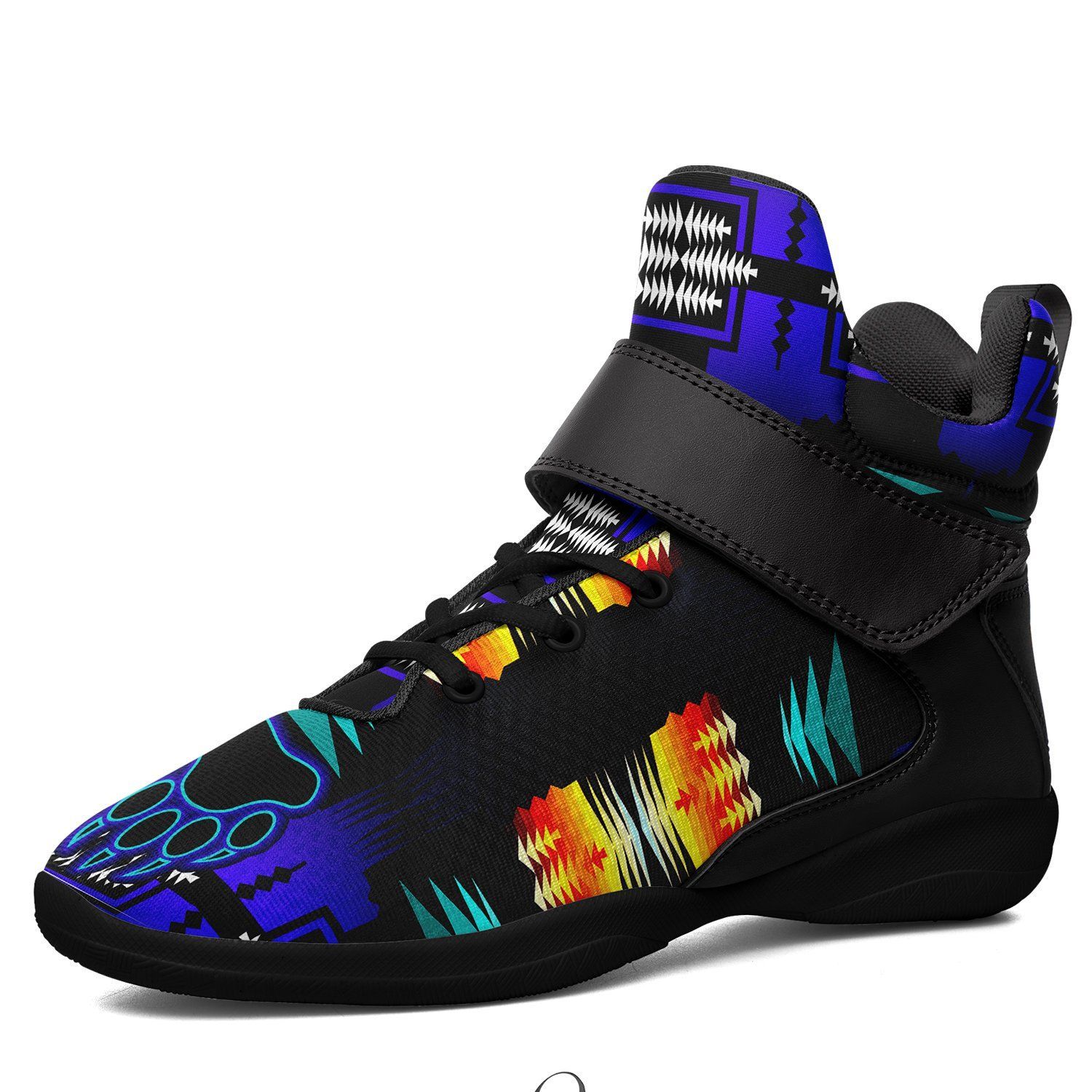 Midnight Sage Fire with Bearpaw Kid's Ipottaa Basketball / Sport High Top Shoes 49 Dzine US Child 12.5 / EUR 30 Black Sole with Black Strap