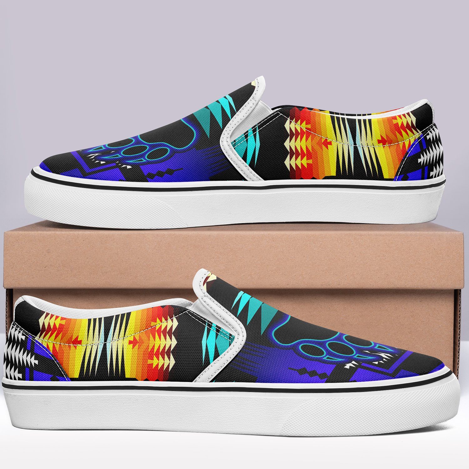Midnight Sage Fire with Bearpaw Otoyimm Canvas Slip On Shoes 49 Dzine
