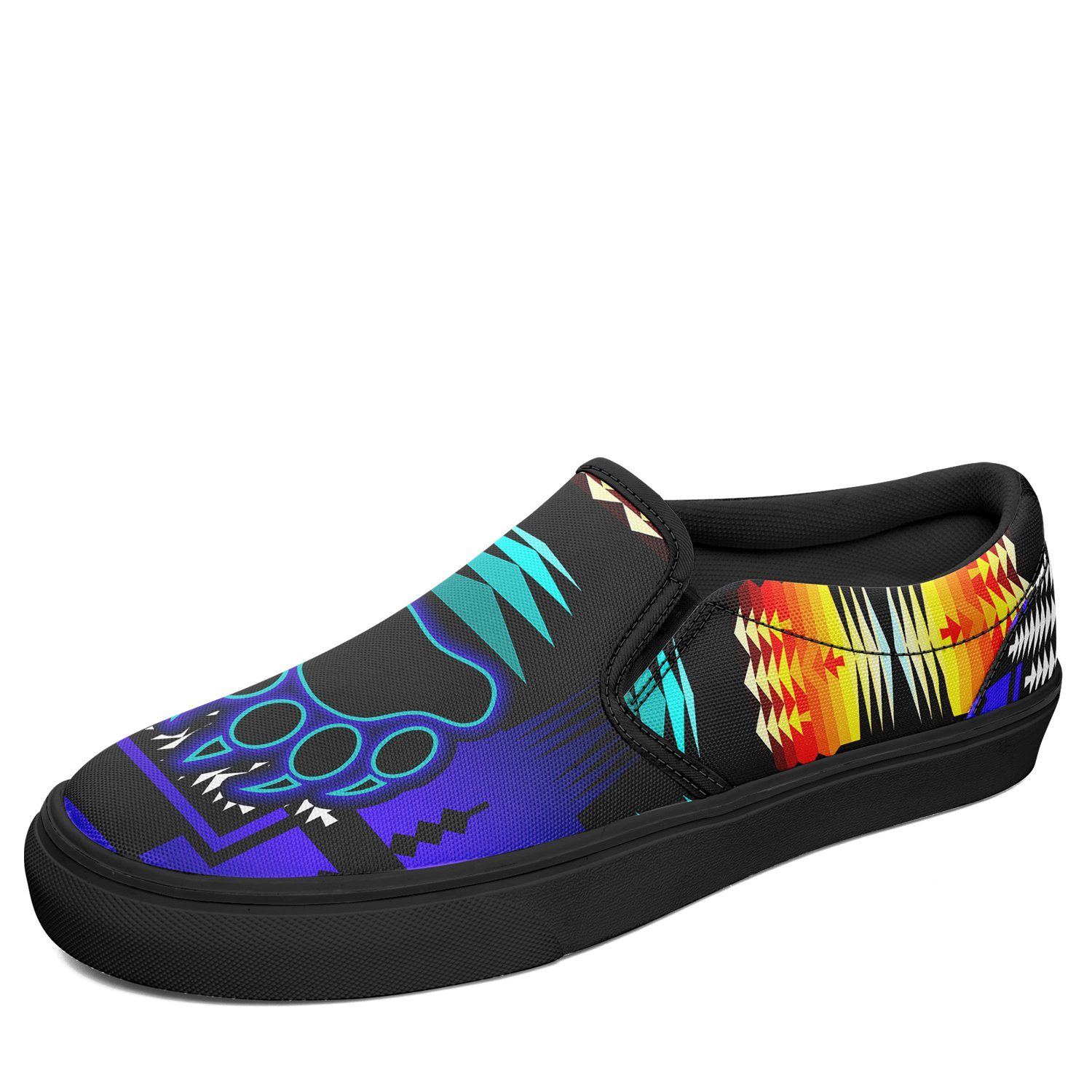 Midnight Sage Fire with Bearpaw Otoyimm Kid's Canvas Slip On Shoes 49 Dzine US Youth 1 / EUR 32 Black Sole