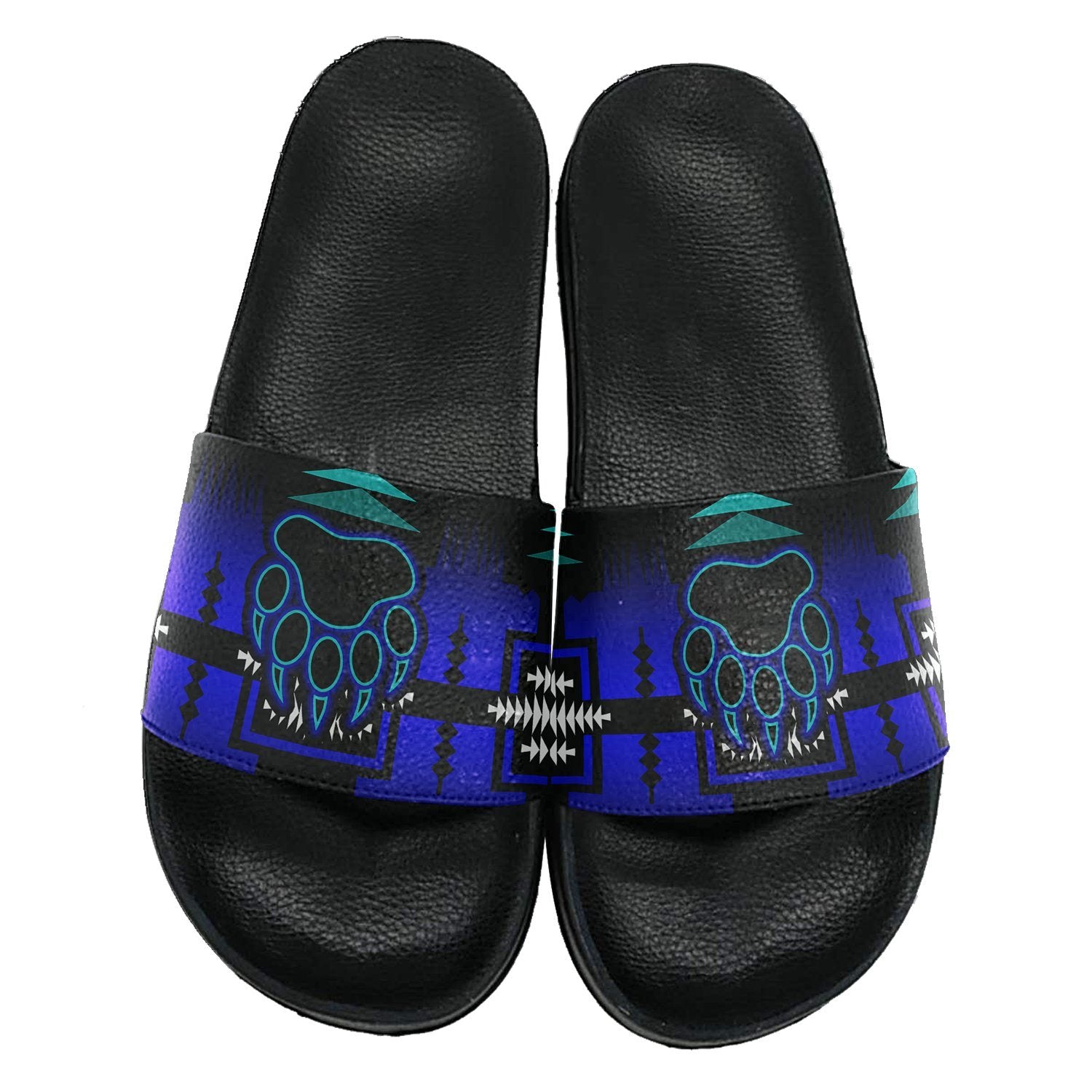 Midnight Sage Fire with Bearpaw Slide Sandals 49 Dzine