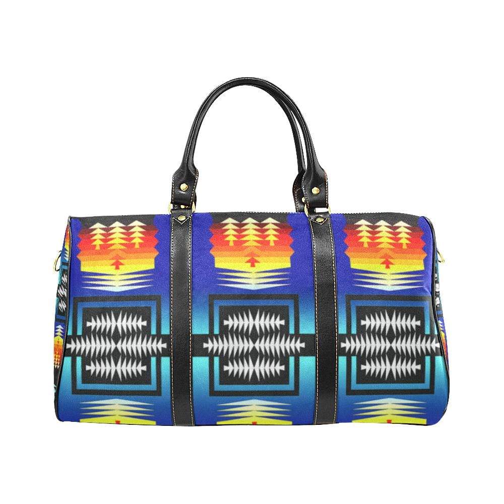Midnight Sage Revamp New Waterproof Travel Bag/Small (Model 1639) Waterproof Travel Bags (1639) e-joyer