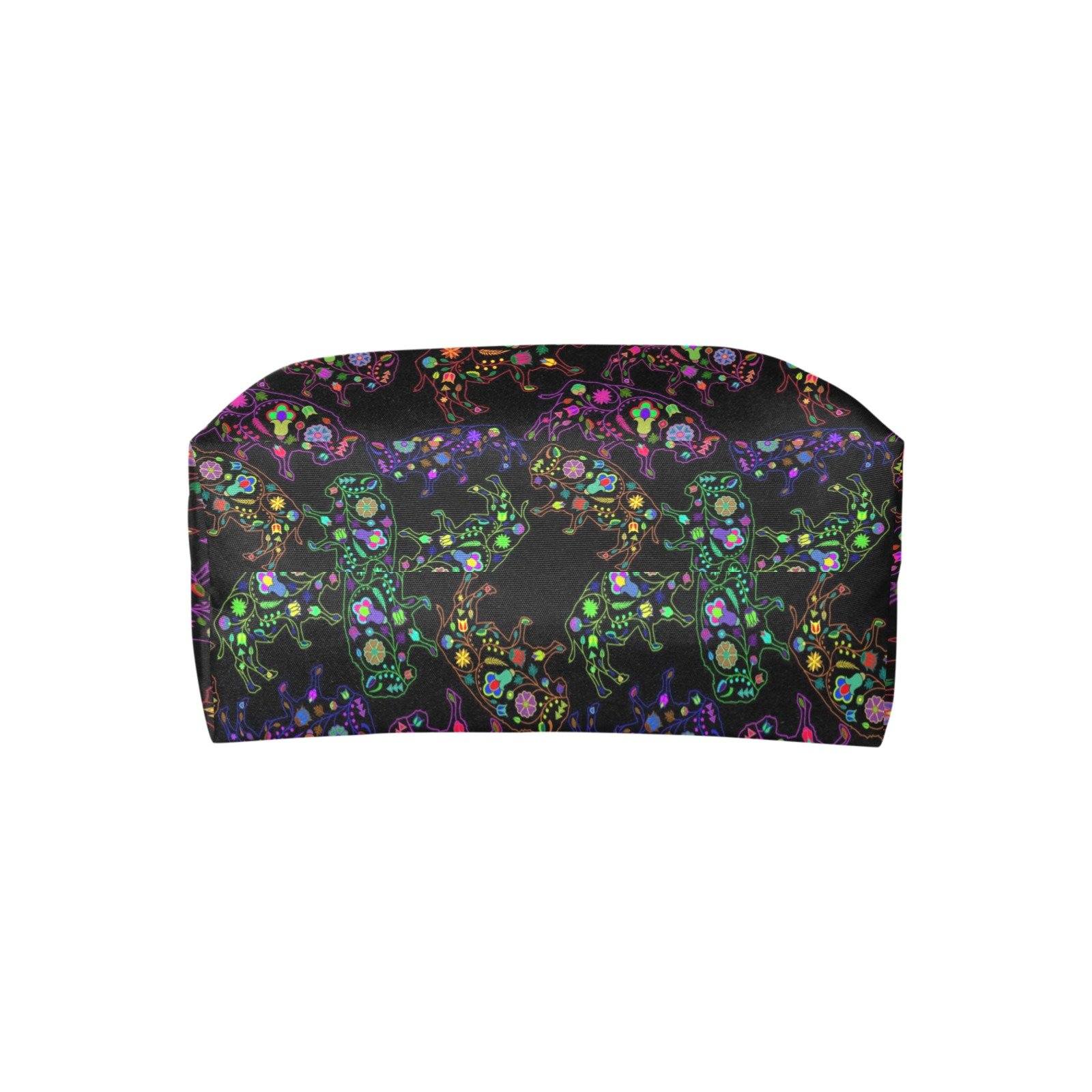 Neon Floral Buffalos Single-Shoulder Lady Handbag (Model 1714) bag e-joyer