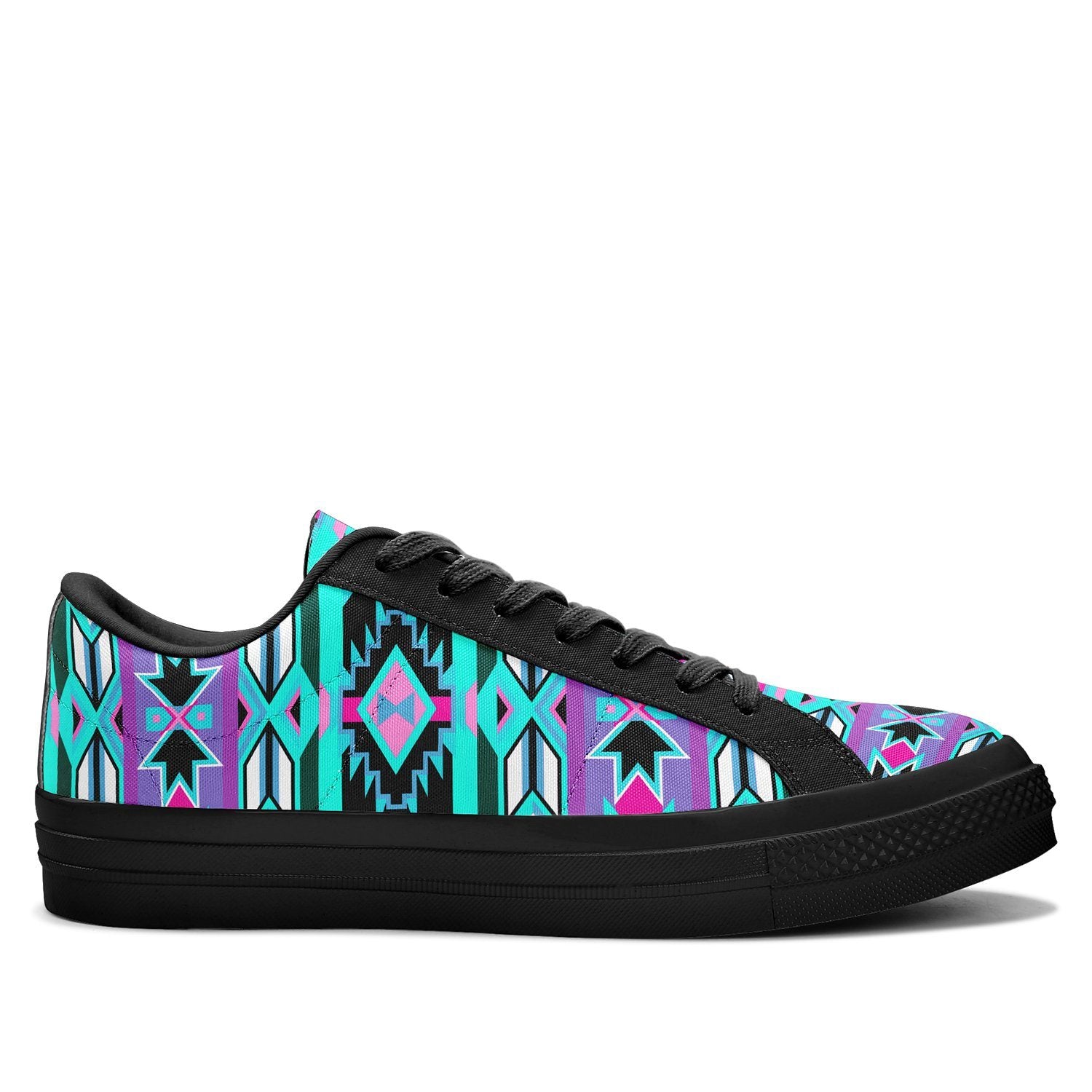 Northeast Journey Aapisi Low Top Canvas Shoes Black Sole 49 Dzine