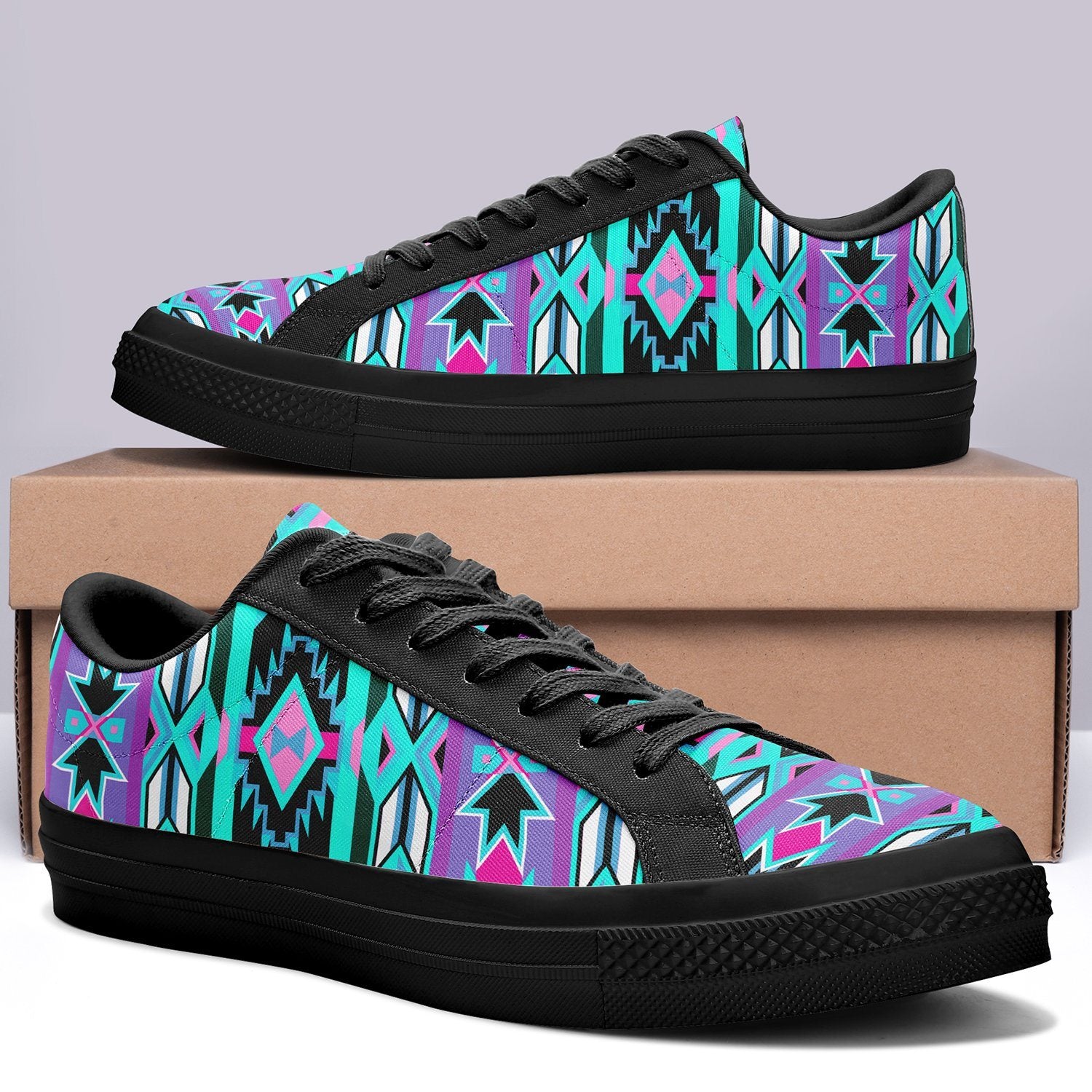 Northeast Journey Aapisi Low Top Canvas Shoes Black Sole 49 Dzine