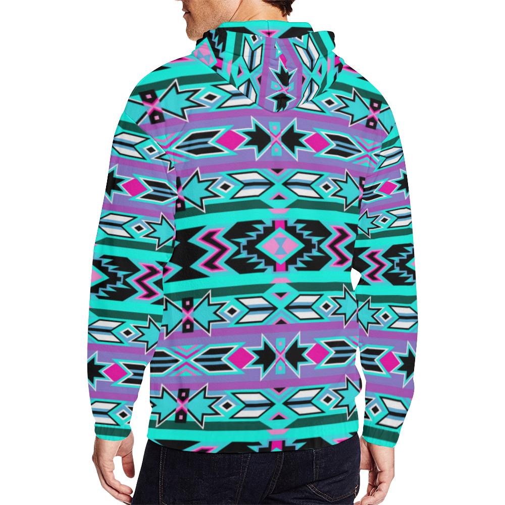 Northeast Journey All Over Print Full Zip Hoodie for Men (Model H14) All Over Print Full Zip Hoodie for Men (H14) e-joyer