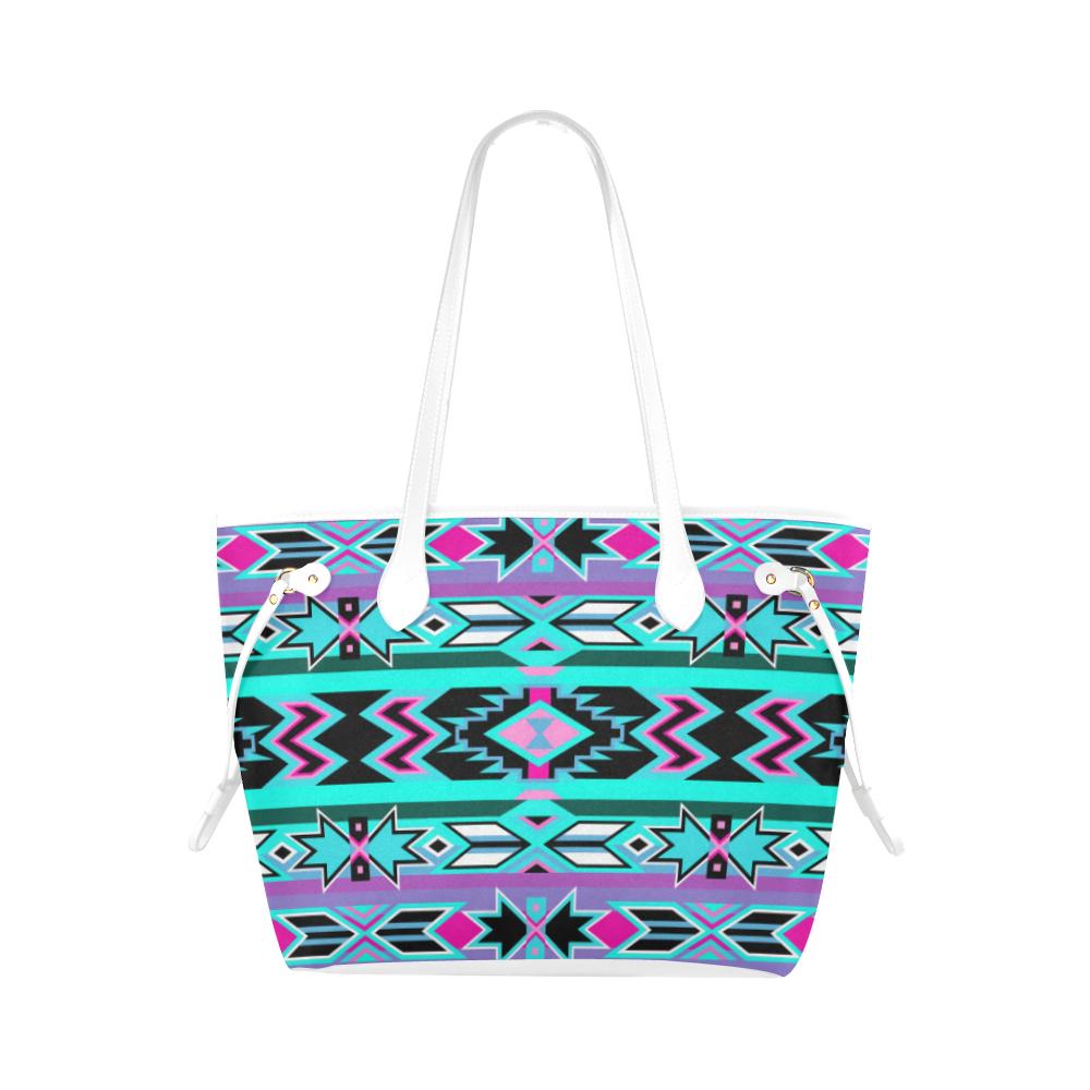 Northeast Journey Clover Canvas Tote Bag (Model 1661) Clover Canvas Tote Bag (1661) e-joyer