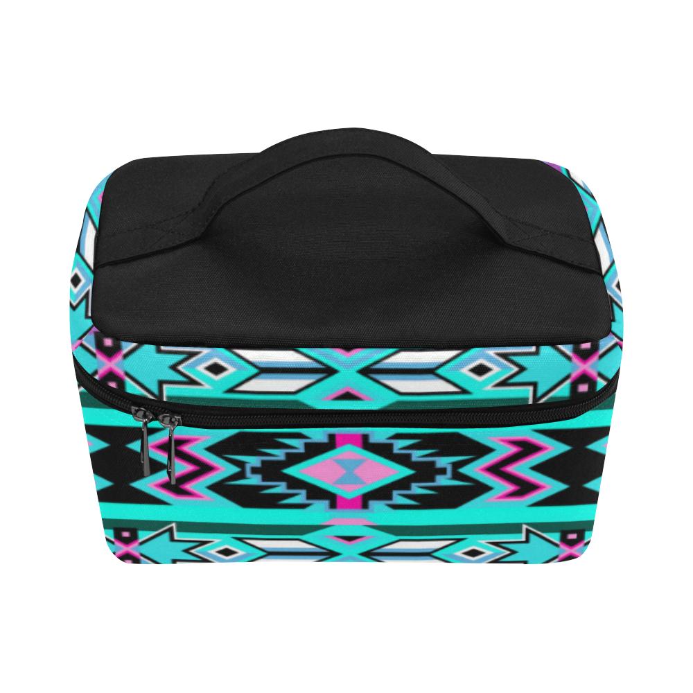 Northeast Journey Cosmetic Bag/Large (Model 1658) Cosmetic Bag e-joyer