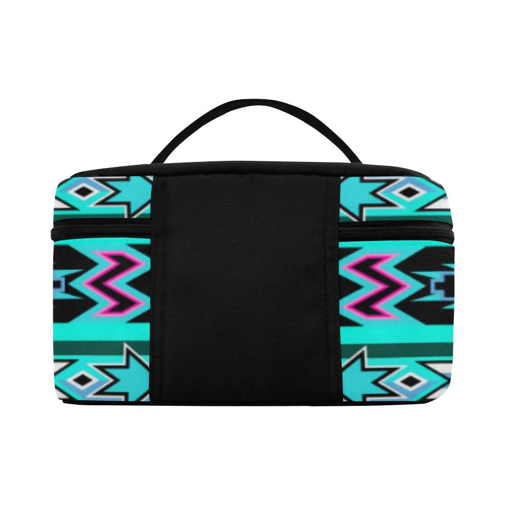 Northeast Journey Cosmetic Bag/Large (Model 1658) Cosmetic Bag e-joyer