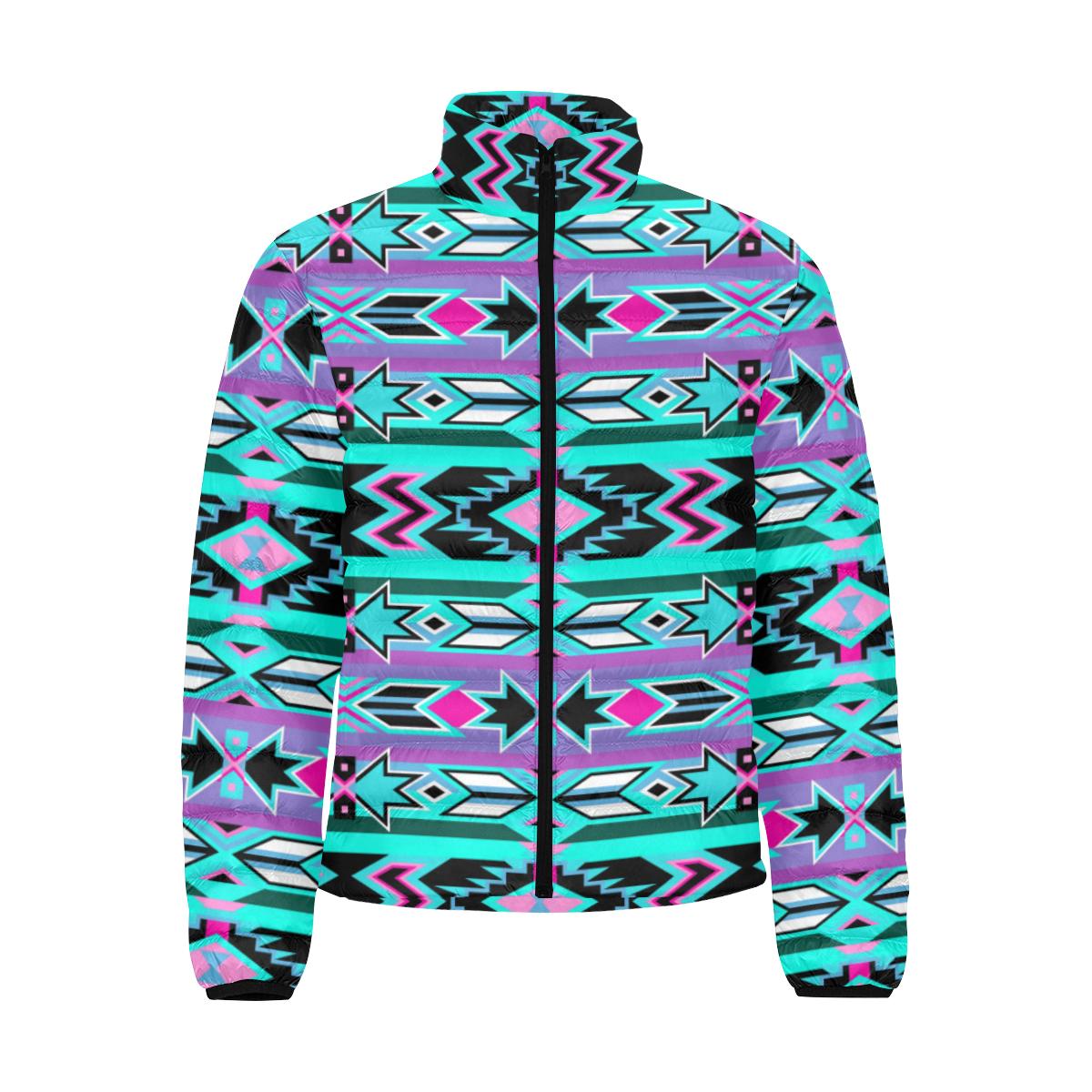 Northeast Journey Men's Stand Collar Padded Jacket (Model H41) Men's Stand Collar Padded Jacket (H41) e-joyer