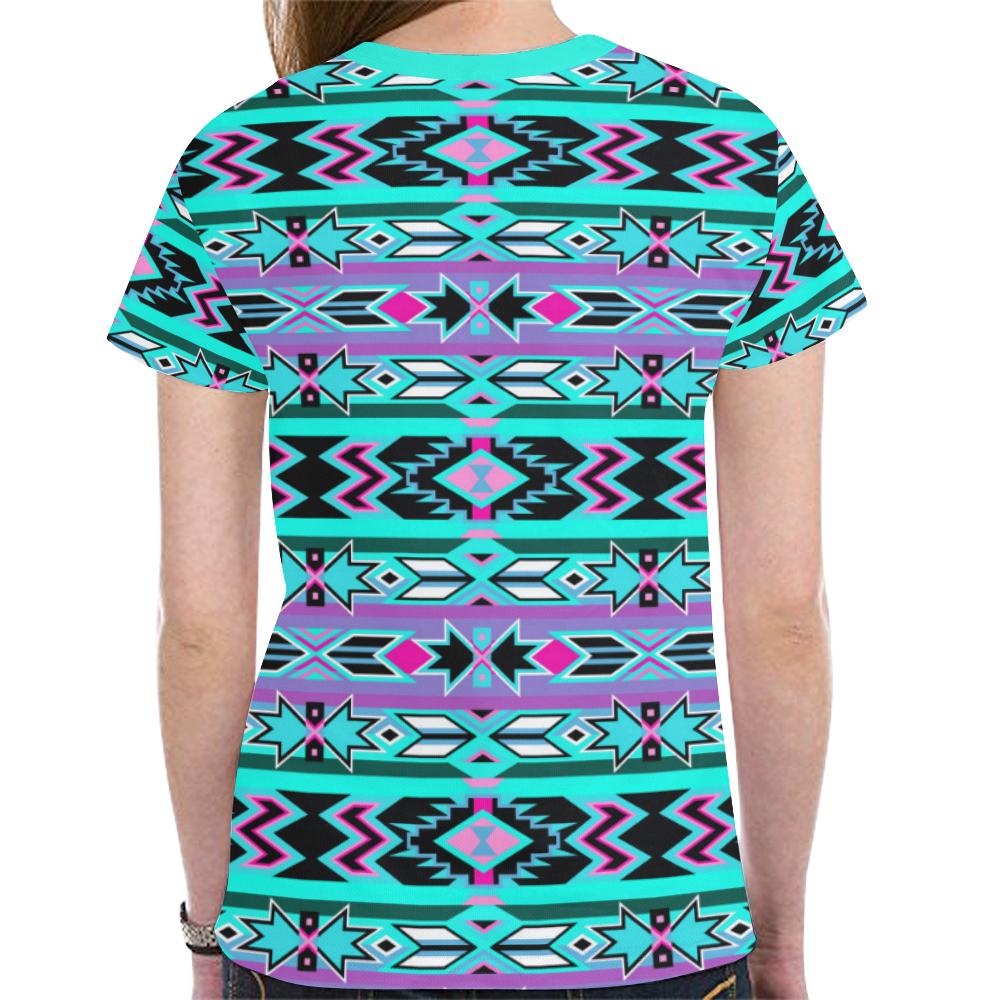 Northeast Journey New All Over Print T-shirt for Women (Model T45) New All Over Print T-shirt for Women (T45) e-joyer