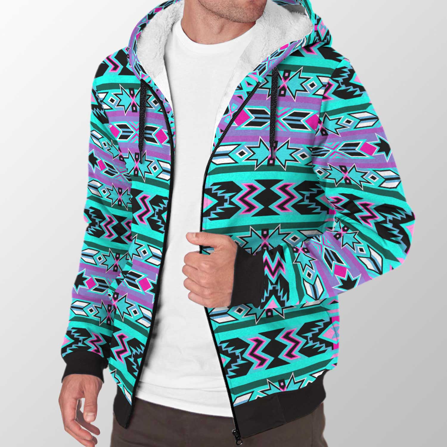 Northeast Journey Sherpa Hoodie 49 Dzine