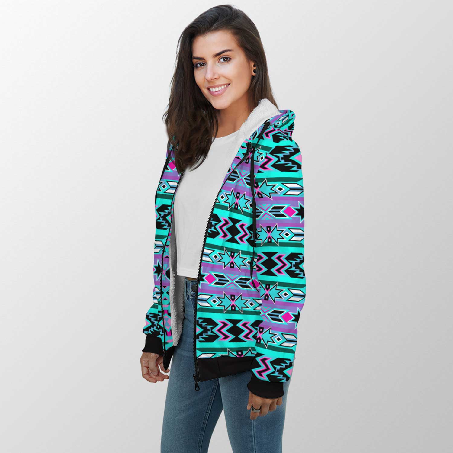 Northeast Journey Sherpa Hoodie 49 Dzine