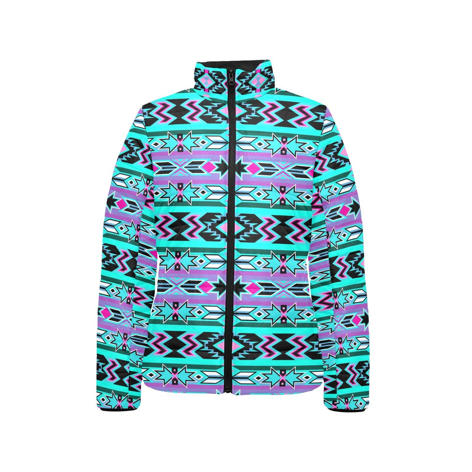 Northeast Journey Women's Stand Collar Padded Jacket (Model H41) jacket e-joyer