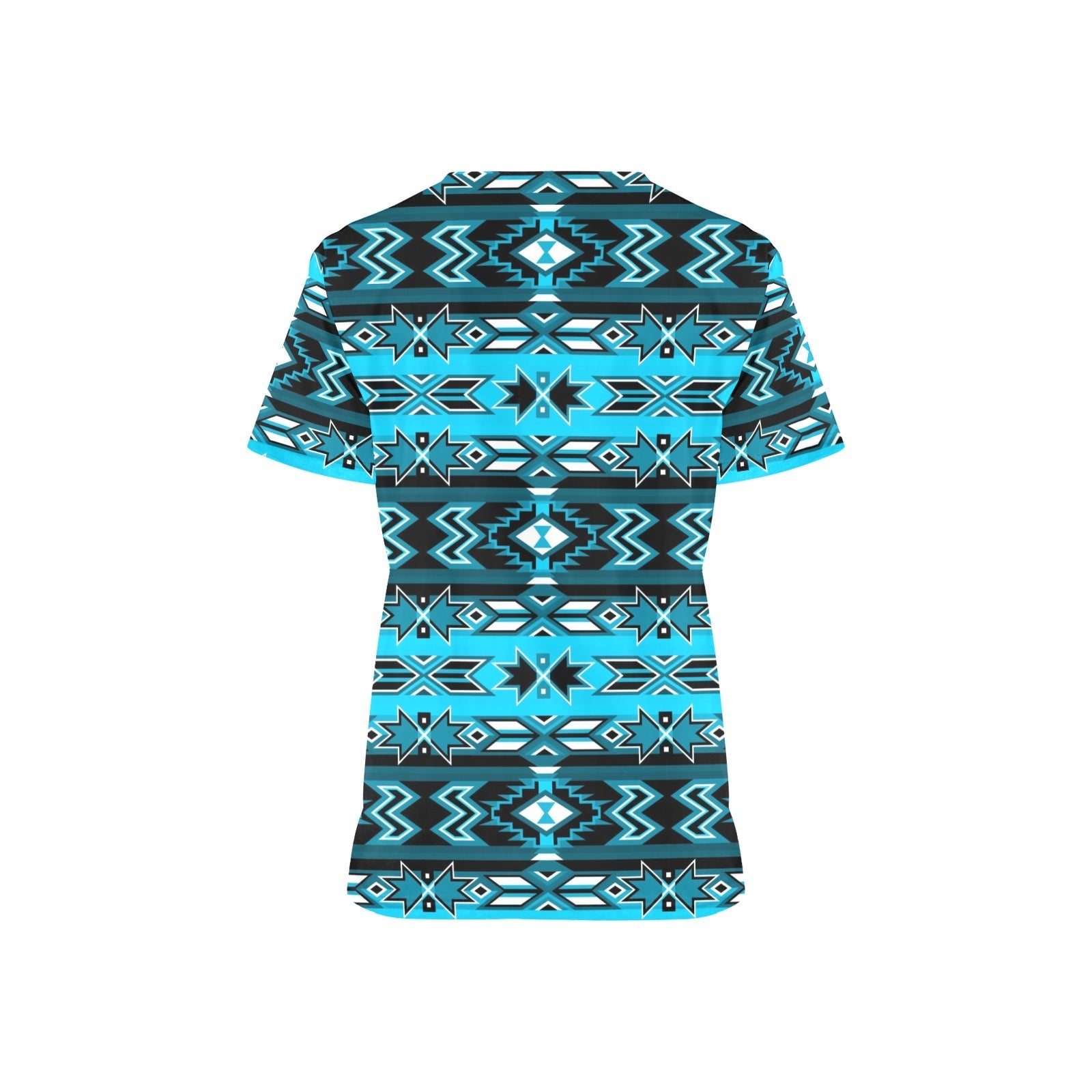 Northern Journey All Over Print Scrub Top Scrub Top e-joyer