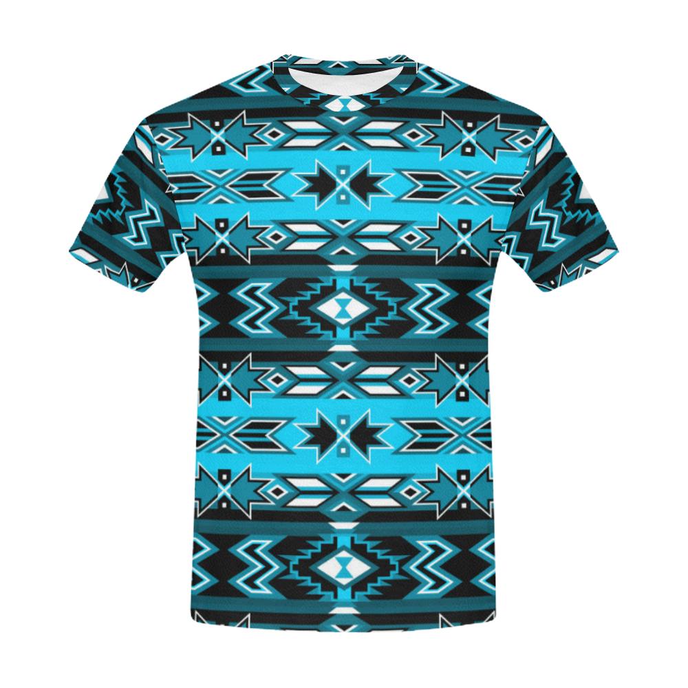 Northern Journey All Over Print T-Shirt for Men (USA Size) (Model T40) All Over Print T-Shirt for Men (T40) e-joyer