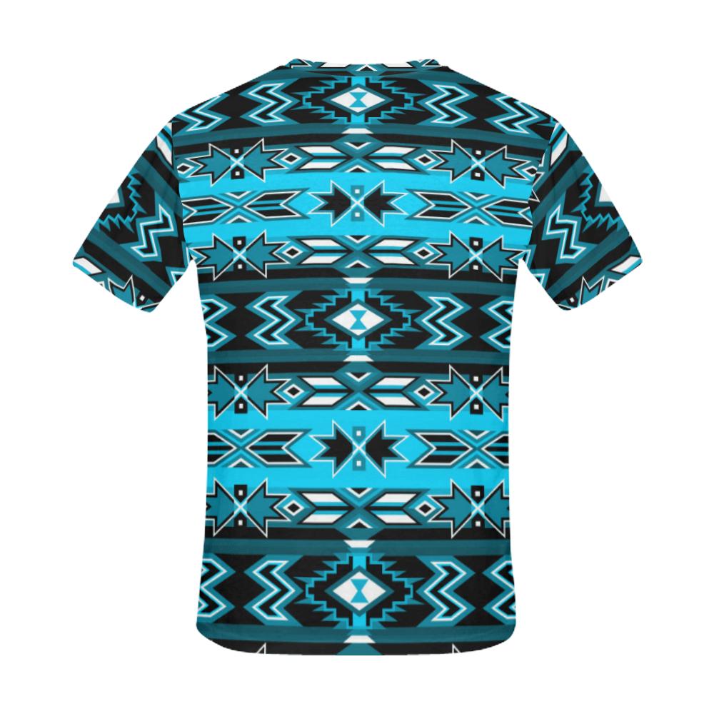 Northern Journey All Over Print T-Shirt for Men (USA Size) (Model T40) All Over Print T-Shirt for Men (T40) e-joyer