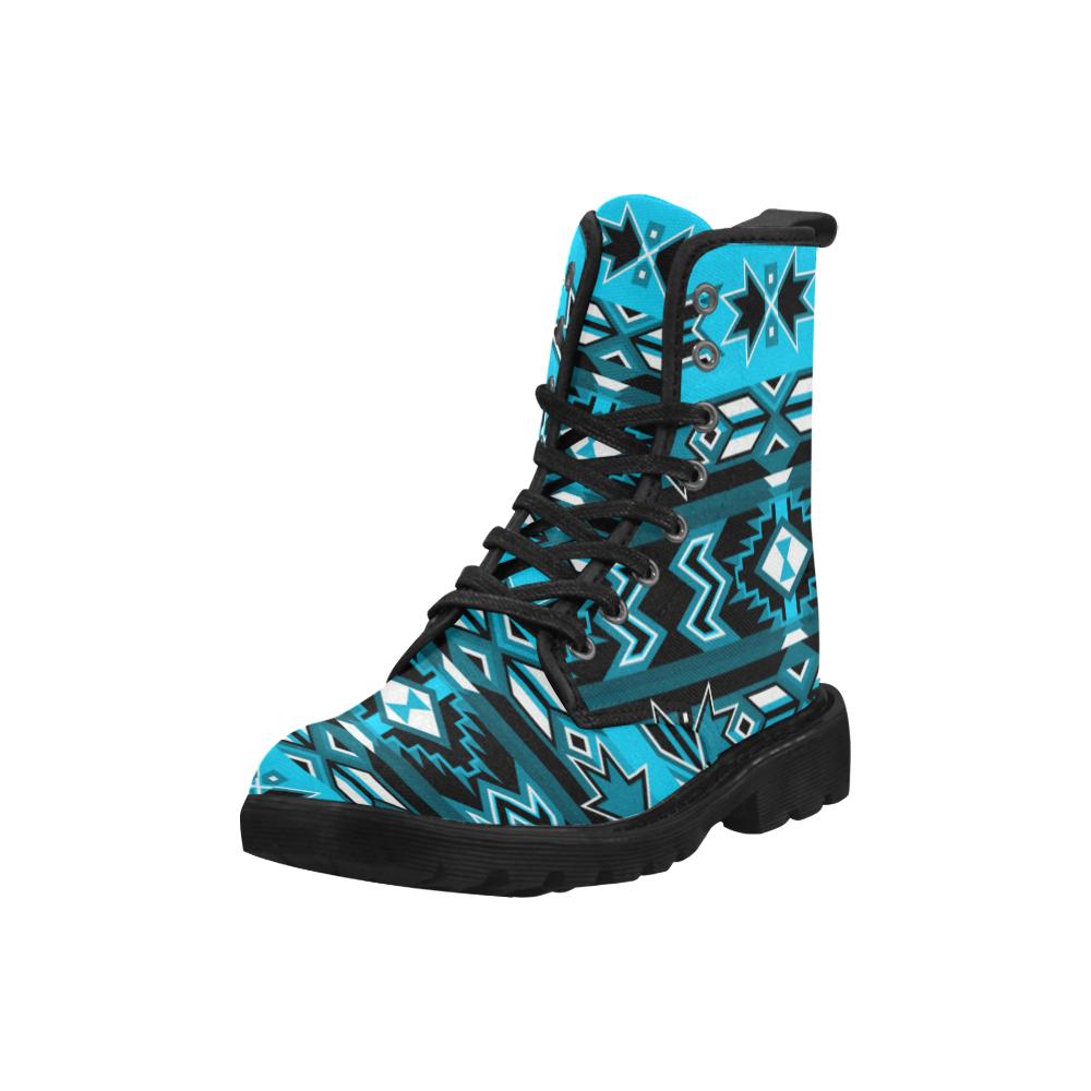 Northern Journey Boots for Men (Black) (Model 1203H) Martin Boots for Men (Black) (1203H) e-joyer