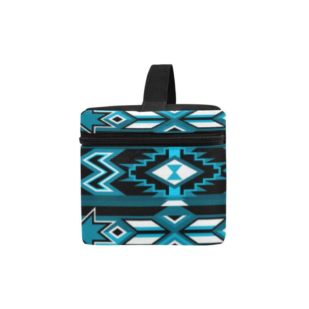 Northern Journey Cosmetic Bag/Large (Model 1658) Cosmetic Bag e-joyer