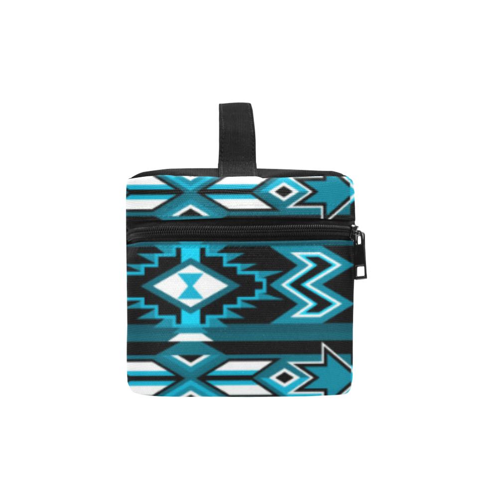 Northern Journey Cosmetic Bag/Large (Model 1658) Cosmetic Bag e-joyer