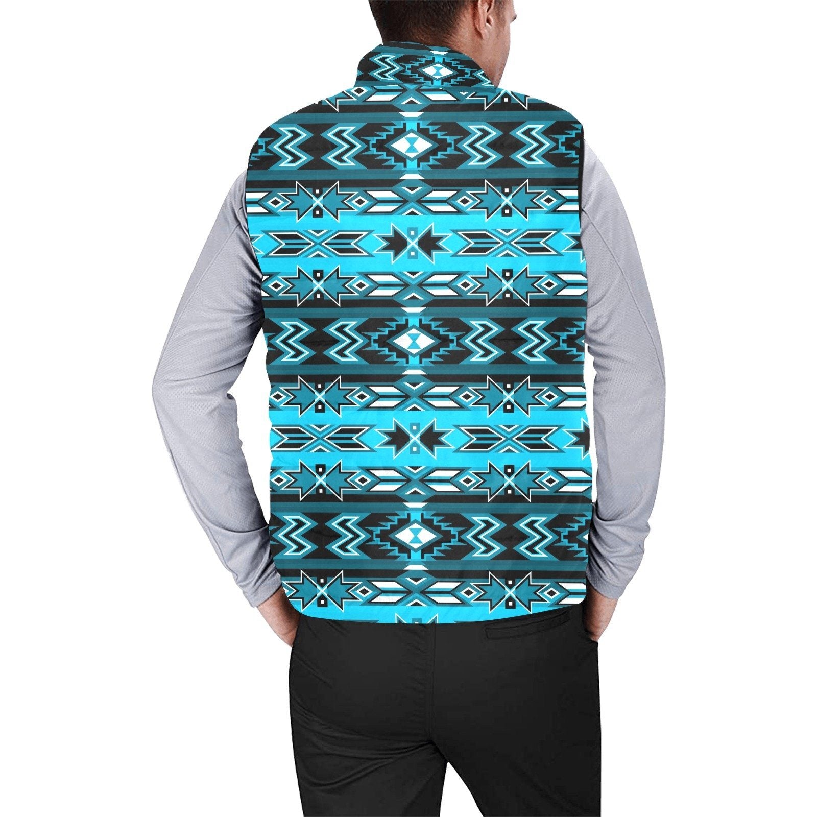 Northern Journey Men's Padded Vest Jacket (Model H44) Men's Padded Vest Jacket (H44) e-joyer