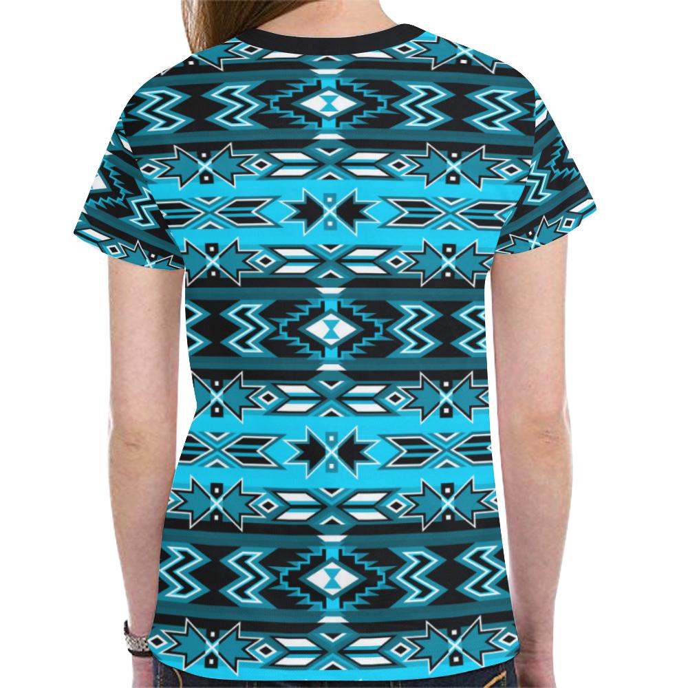 Northern Journey New All Over Print T-shirt for Women (Model T45) New All Over Print T-shirt for Women (T45) e-joyer